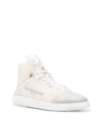 weiße hohe Sneakers von Givenchy