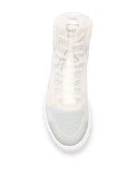 weiße hohe Sneakers von Givenchy