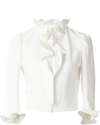 weiße Jacke von Alexander McQueen
