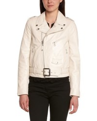 weiße Jacke von Schott NYC