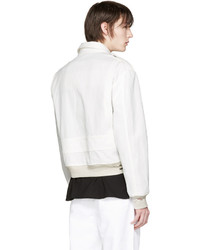 weiße Jacke von Maison Margiela