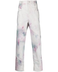 weiße Mit Batikmuster Jeans von Isabel Marant