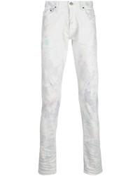 weiße Mit Batikmuster Jeans von John Elliott