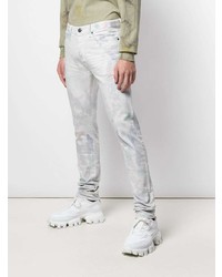 weiße Mit Batikmuster Jeans von John Elliott