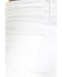 weiße Jeans mit Destroyed-Effekten von Bright Jeans
