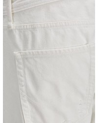weiße Jeans mit Destroyed-Effekten von Jack & Jones