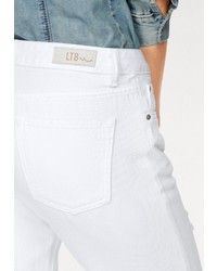 weiße Jeans mit Destroyed-Effekten von LTB