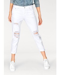 weiße Jeans mit Destroyed-Effekten von LTB