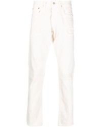 weiße Jeans mit Destroyed-Effekten von Polo Ralph Lauren