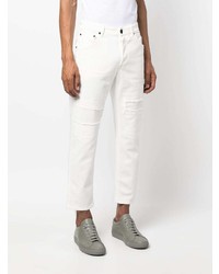 weiße Jeans mit Destroyed-Effekten von PT TORINO
