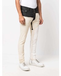 weiße Jeans mit Flicken von Rick Owens