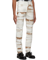 weiße Jeans mit Flicken von Givenchy