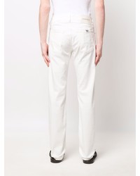 weiße Jeans mit Paisley-Muster von Jacob Cohen