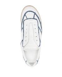 weiße Jeans niedrige Sneakers von MM6 MAISON MARGIELA