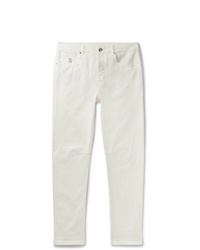 weiße Jeans von Brunello Cucinelli