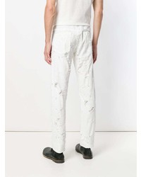 weiße Jeans von Ann Demeulemeester