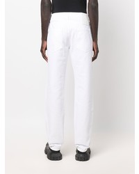 weiße Jeans von Raf Simons