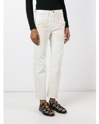 weiße Jeans von Helmut Lang