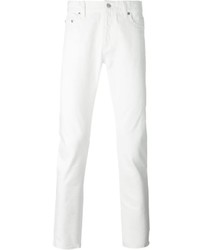 weiße Jeans von Saint Laurent
