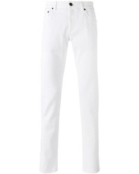 weiße Jeans von Salvatore Ferragamo