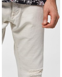 weiße Jeans von Selected Homme