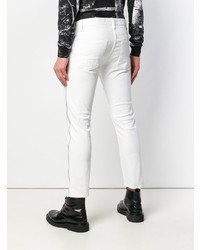 weiße Jeans von Alexander McQueen