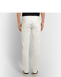 weiße Jeans von Saint Laurent