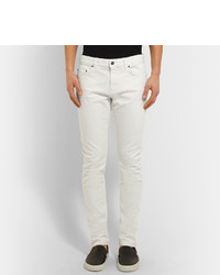 weiße Jeans von Saint Laurent