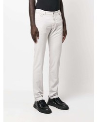 weiße Jeans von Moorer