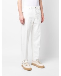 weiße Jeans von Jil Sander