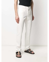 weiße Jeans von Salvatore Ferragamo