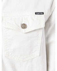 weiße Jeansjacke von Tom Ford