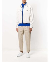 weiße Jeansjacke von Calvin Klein 205W39nyc