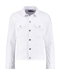 weiße Jeansjacke