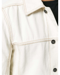 weiße Jeansjacke von Rick Owens