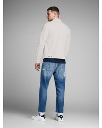 weiße Jeansjacke von Jack & Jones