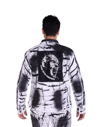 weiße Jeansjacke von KINGZ