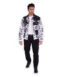 weiße Jeansjacke von KINGZ