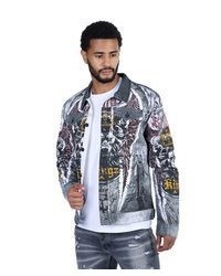 weiße Jeansjacke von KINGZ