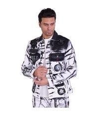 weiße Jeansjacke von KINGZ