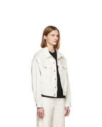weiße Jeansjacke von MM6 MAISON MARGIELA