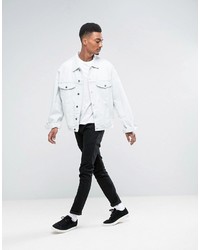 weiße Jeansjacke von Asos