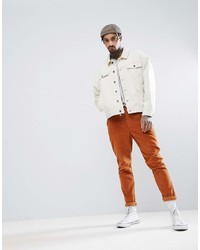 weiße Jeansjacke von Asos