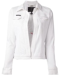 weiße Jeansjacke von Philipp Plein