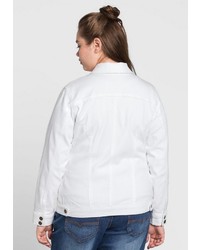 weiße Jeansjacke von Sheego