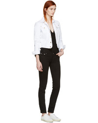 weiße Jeansjacke von Dsquared2