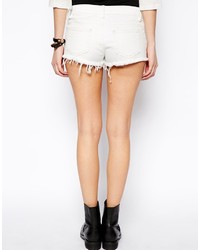 weiße Jeansshorts von Asos