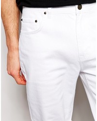 weiße Jeansshorts von Asos