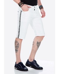 weiße Jeansshorts von Cipo & Baxx