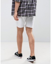 weiße Jeansshorts von Asos